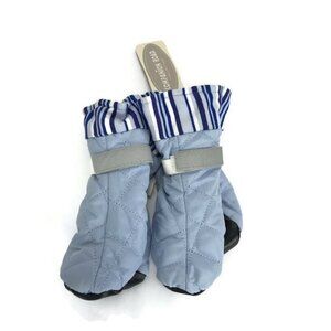 Dog Shoes Companion Road Sport Dog Boots Medium Blue Striped